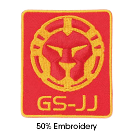 50% Embroidery