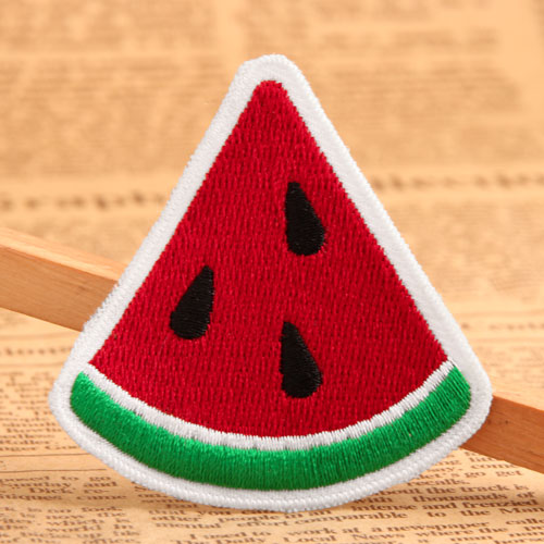 Embroidered Patches Watermelon Custom Embroidered Patches