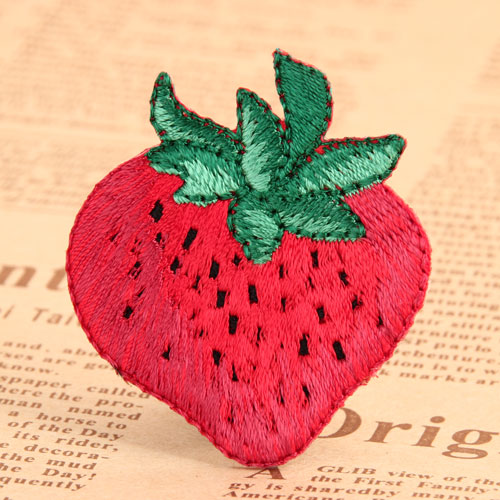 Embroidered Patches | Strawberry Custom Embroidered Patches | Lowest 40 ...