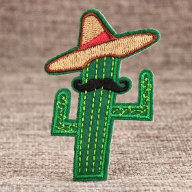 West Cowboy Cactus Personalized Patches