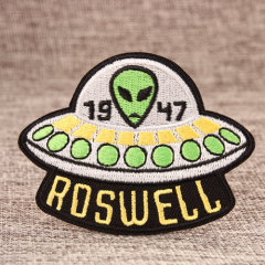 Alien In The UFO Cool Patches